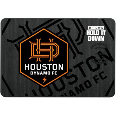 Keyscaper - Houston Dynamo FC Mono Tilt Logo Wireless Charger & Mouse Pad - Multicolor Keyscaper - Houston Dynamo FC Mono Tilt Logo Wireless Charger & Mouse Pad - Multicolor
