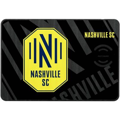 Keyscaper - Nashville SC Mono Tilt Logo Wireless Charger & Mouse Pad - Multicolor Keyscaper - Nashville SC Mono Tilt Logo Wireless Charger & Mouse Pad - Multicolor