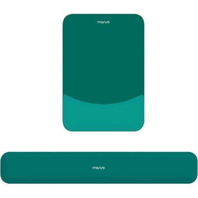 mosiso - Wrist Rest Support for Mouse Pad, Ergonomic Mousepad Non-Slip Base, Design Desk Accessories Mat for Home Game Office - Teal Green mosiso - Wrist Rest Support for Mouse Pad, Ergonomic Mousepad Non-Slip Base, Design Desk Accessories Mat for Home Game Office - Teal Green