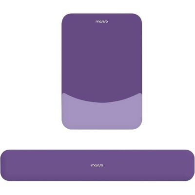 mosiso - Wrist Rest Support for Mouse Pad, Ergonomic Mousepad Non-Slip Base, Design Desk Accessories Mat for Home Game Office - Imperial Purple mosiso - Wrist Rest Support for Mouse Pad, Ergonomic Mousepad Non-Slip Base, Design Desk Accessories Mat for Home Game Office - Imperial Purple