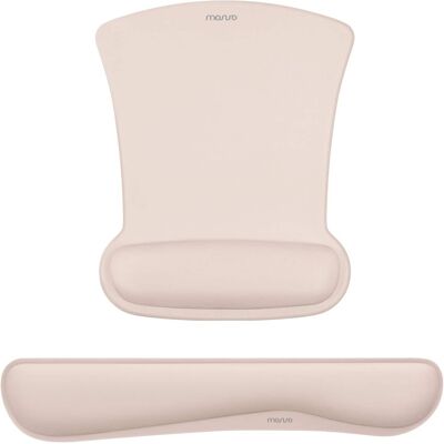 mosiso - Mouse Pad Wrist Support Ergonomic Memory Foam Mousepad for Easy Typing Cushion & Pain Relief for Office & Home - Apricot mosiso - Mouse Pad Wrist Support Ergonomic Memory Foam Mousepad for Easy Typing Cushion & Pain Relief for Office & Home - Apricot
