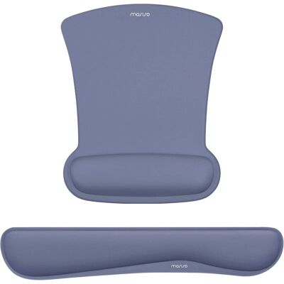 mosiso - Mouse Pad Wrist Support Ergonomic Memory Foam Mousepad for Easy Typing Cushion & Pain Relief for Office & Home - Navy Lime mosiso - Mouse Pad Wrist Support Ergonomic Memory Foam Mousepad for Easy Typing Cushion & Pain Relief for Office & Home - Navy Lime