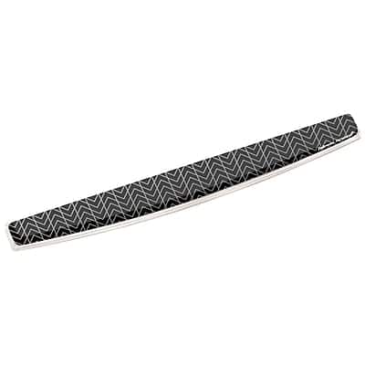 Fellowes - Photo Microban Gel Keyboard Wrist Rest, Chevron - Black Fellowes - Photo Microban Gel Keyboard Wrist Rest, Chevron - Black