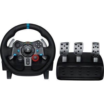 Logitech - G29 Driving Force Racing Wheel and Floor Pedals for PS5, PS4, PC, Mac - Black Logitech - G29 Driving Force Racing Wheel and Floor Pedals for PS5, PS4, PC, Mac - Black