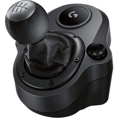 Logitech - Driving Force Shifter for Xbox Series X S, Xbox One, and PlayStation 4 & 5 - Black/Silver Logitech - Driving Force Shifter for Xbox Series X S, Xbox One, and PlayStation 4 & 5 - Black/Silver