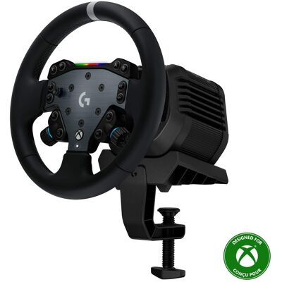 Logitech - RS50 System 3-Piece Sim Racing Steering Wheel Setup - RS50 Wheel base, RS Wheel Hub and RS Round Wheel For Xbox/PC - Black Logitech - RS50 System 3-Piece Sim Racing Steering Wheel Setup - RS50 Wheel base, RS Wheel Hub and RS Round Wheel For Xbox/PC - Black