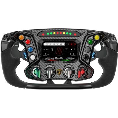 Moza Racing - Lamborghini Essenza SCV12 Sim Racing Steering Wheel for Windows - Black Moza Racing - Lamborghini Essenza SCV12 Sim Racing Steering Wheel for Windows - Black