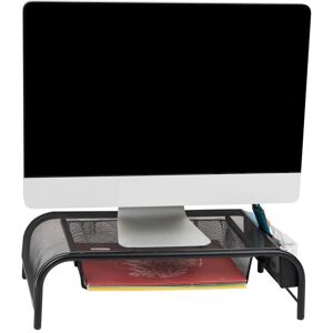 Mind Reader - Monitor Stand, Ventilated Laptop Riser, Paper Tray, Storage, Office, Metal Mesh, 20"L x 11.5"W x 5.5"H - Black Mind Reader - Monitor Stand, Ventilated Laptop Riser, Paper Tray, Storage, Office, Metal Mesh, 20"L x 11.5"W x 5.5"H - Black