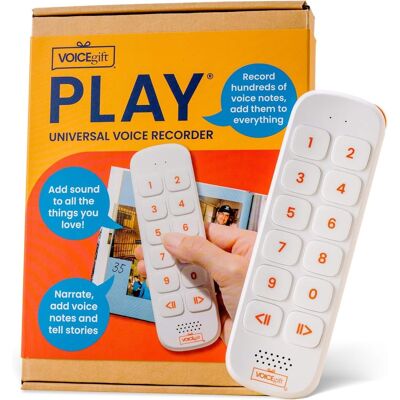VoiceGift - PLAY® - Universal Voice Recorder - 10 Hour Capacity VoiceGift - PLAY® - Universal Voice Recorder - 10 Hour Capacity