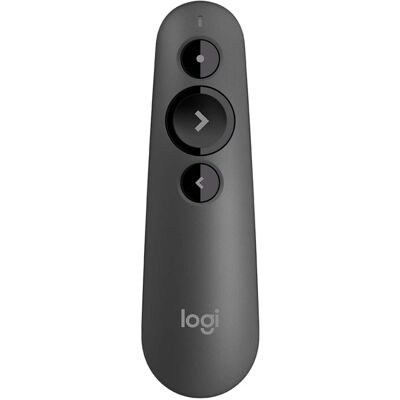 Logitech - R500s Presenter Bluetooth and USB Remote Control - Graphite Logitech - R500s Presenter Bluetooth and USB Remote Control - Graphite