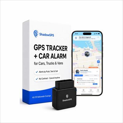 ShadowGPS - ShadowAuto OBD-II GPS Tracker for Cars & Trucks - Plug-In Vehicle Tracking Device with Real-Time Alerts & App - Black ShadowGPS - ShadowAuto OBD-II GPS Tracker for Cars & Trucks - Plug-In Vehicle Tracking Device with Real-Time Alerts & App - Black