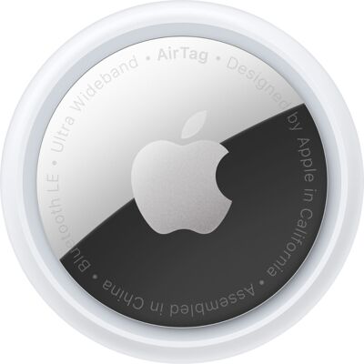 Apple - AirTag (1st Generation) - 2021 - Silver Apple - AirTag (1st Generation) - 2021 - Silver