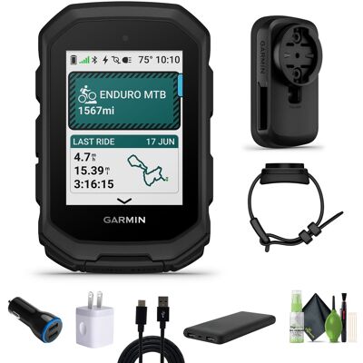 Garmin - Edge MTB GPS Bike Computer with Top Tube Mount Bundle - Black Garmin - Edge MTB GPS Bike Computer with Top Tube Mount Bundle - Black