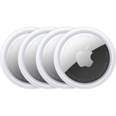 Apple - AirTag 4 pack (2nd generation) - 2026 - White Apple - AirTag 4 pack (2nd generation) - 2026 - White