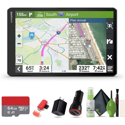 Garmin - RV 1095 GPS Navigator 10in RV Routing Display Bundle - Black Garmin - RV 1095 GPS Navigator 10in RV Routing Display Bundle - Black
