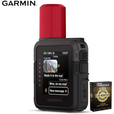 Garmin - inReach Mini 3 Plus Compact Satellite Communicator 1.9" Outdoor GPS w/ Worldwide Maps + 26-Month Extended Warranty - Black Garmin - inReach Mini 3 Plus Compact Satellite Communicator 1.9" Outdoor GPS w/ Worldwide Maps + 26-Month Extended Warranty - Black