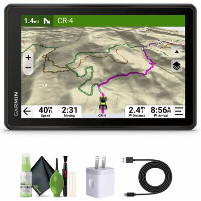 Garmin - Tread 2 Overland Edition 8in GPS Navigator Bundle - Black Garmin - Tread 2 Overland Edition 8in GPS Navigator Bundle - Black