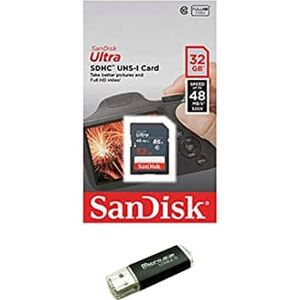 SanDisk - 32GB SD SDHC Flash Memory Card with Bonus SD/TF USB Card Reader SanDisk - 32GB SD SDHC Flash Memory Card with Bonus SD/TF USB Card Reader