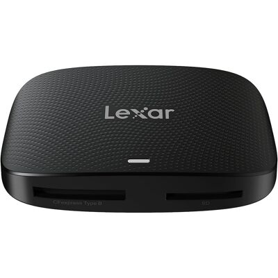 Lexar - LRW 520 CFexpress Type B/SD USB 3.2 Gen 2 Card Reader LRW520U-RNBNG - Black Lexar - LRW 520 CFexpress Type B/SD USB 3.2 Gen 2 Card Reader LRW520U-RNBNG - Black