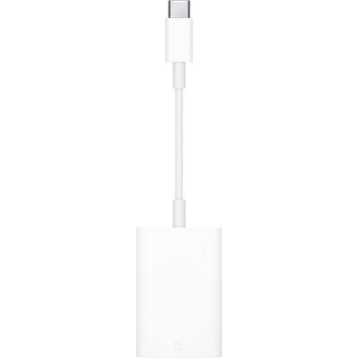 Apple - USB-C to SD Card Reader - White Apple - USB-C to SD Card Reader - White