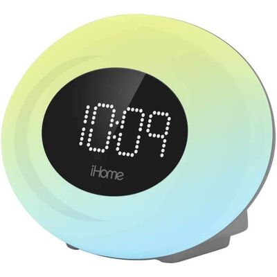 iHome - Alarm Clock Color Changing FM Radio with USB Port iM30SC - White iHome - Alarm Clock Color Changing FM Radio with USB Port iM30SC - White