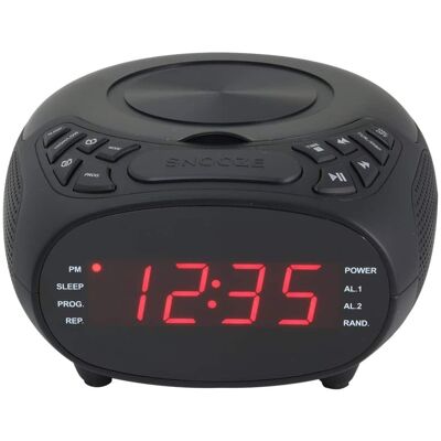 GPX - Digital FM Clock Radio - Black GPX - Digital FM Clock Radio - Black