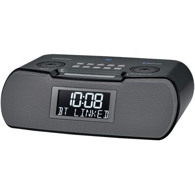 Sangean - Digital AM/FM-RDS Bluetooth Clock Radio with USB Charger - Black Sangean - Digital AM/FM-RDS Bluetooth Clock Radio with USB Charger - Black