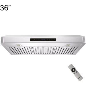 Windster Hoods - 36 inches - Externally Vented - Under cabinet Range Hood - Stainless Steel Windster Hoods - 36 inches - Externally Vented - Under cabinet Range Hood - Stainless Steel