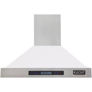 Kucht - 30 inches - Externally Vented - Wall Range Hood - White Kucht - 30 inches - Externally Vented - Wall Range Hood - White