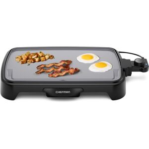 Chefman - All-Purpose 10" x 16" Nonstick Griddle - Gray Chefman - All-Purpose 10" x 16" Nonstick Griddle - Gray