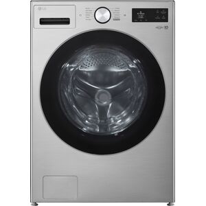 LG - 5.0 Cu. Ft. High-Efficiency Stackable Smart Front Load Washer with Steam and TurboWash 360° - Graphite Steel LG - 5.0 Cu. Ft. High-Efficiency Stackable Smart Front Load Washer with Steam and TurboWash 360° - Graphite Steel