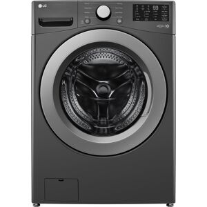LG - 5.0 Cu. Ft. High-Efficiency Stackable Front Load Washer with 6Motion Technology - Middle Black LG - 5.0 Cu. Ft. High-Efficiency Stackable Front Load Washer with 6Motion Technology - Middle Black