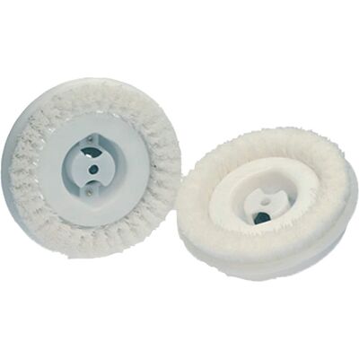 Koblenz - 45-0136-7 6" Shampoo Brushes, 2 Pk - White Koblenz - 45-0136-7 6" Shampoo Brushes, 2 Pk - White