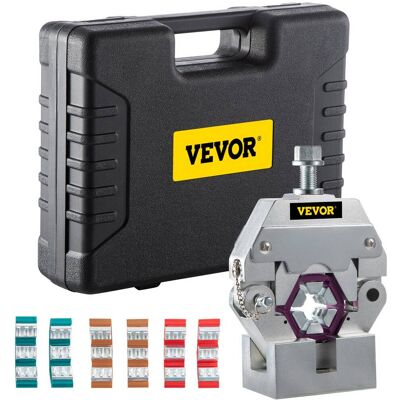 VEVOR - Manually Operated AC Hose Crimper Hydra-Krimp 71550 Manual AC Hose Crimper Kit Air Conditioning Repair Handheld - Black VEVOR - Manually Operated AC Hose Crimper Hydra-Krimp 71550 Manual AC Hose Crimper Kit Air Conditioning Repair Handheld - Black