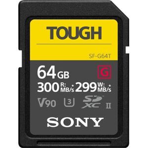 Sony - TOUGH G Series - 64GB SDXC UHS-II Memory Card Sony - TOUGH G Series - 64GB SDXC UHS-II Memory Card