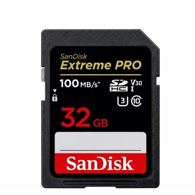 SanDisk - Extreme Pro 32GB SDHC UHS-I Memory Card 3-Pack SanDisk - Extreme Pro 32GB SDHC UHS-I Memory Card 3-Pack