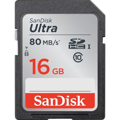 SanDisk - Ultra 16GB SDHC UHS-I Memory Card SanDisk - Ultra 16GB SDHC UHS-I Memory Card