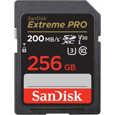 SanDisk - Extreme PRO 256GB SDXC UHS-I Memory Card SanDisk - Extreme PRO 256GB SDXC UHS-I Memory Card