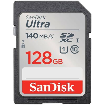 SanDisk - Ultra 128GB SDXC UHS-I Class 10 Memory Card SanDisk - Ultra 128GB SDXC UHS-I Class 10 Memory Card