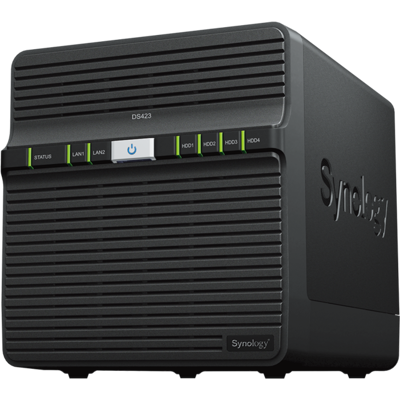 Synology - 4-bay DiskStation DS423 (Diskless) Synology - 4-bay DiskStation DS423 (Diskless)