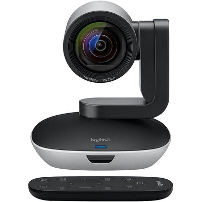 Logitech - PTZ Pro 2 HD 1080p Video Camera with Enhanced Pan/Tilt and Zoom - Black Logitech - PTZ Pro 2 HD 1080p Video Camera with Enhanced Pan/Tilt and Zoom - Black