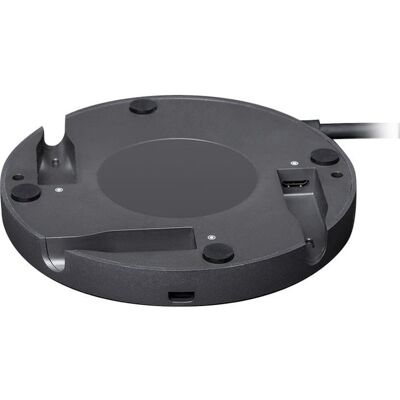 Logitech - Mic Pod Hub - 0.6" Height x 4" Width x 4" Depth - Black Logitech - Mic Pod Hub - 0.6" Height x 4" Width x 4" Depth - Black