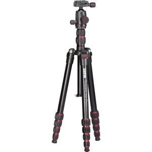 Sunpak - TravelLite Pro Reverse Folding 63" Tripod - Black/Red Accents Sunpak - TravelLite Pro Reverse Folding 63" Tripod - Black/Red Accents