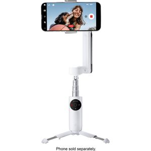 Insta360 - Flow Standard 3-axis Gimbal Stabilizer for Smartphones with built-in Tripod - White Insta360 - Flow Standard 3-axis Gimbal Stabilizer for Smartphones with built-in Tripod - White