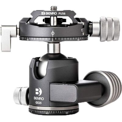 Benro - GX25 Two Series Arca-Swiss Style Low Profile Aluminum Ballhead Benro - GX25 Two Series Arca-Swiss Style Low Profile Aluminum Ballhead