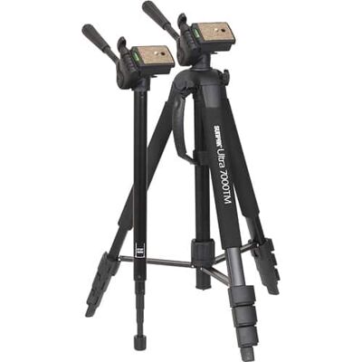 Sunpak - PlatinumPlus Ultra 7000 2-in-1 70" Tripod and Monopod - Silver Sunpak - PlatinumPlus Ultra 7000 2-in-1 70" Tripod and Monopod - Silver