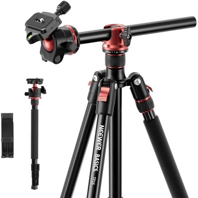 Neewer - 71" Tripod & Monopod with Ball Head - Overhead Stand for DSLR & iPhone Video (17.6lb Load) - Black Neewer - 71" Tripod & Monopod with Ball Head - Overhead Stand for DSLR & iPhone Video (17.6lb Load) - Black