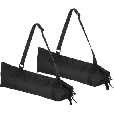Unique Bargains - Tripod Case, 2pcs Nylon Padded Bag with Handles for Light Stands, 55cm - Black Unique Bargains - Tripod Case, 2pcs Nylon Padded Bag with Handles for Light Stands, 55cm - Black