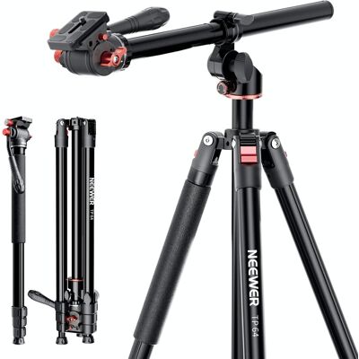Neewer - Overhead Tripod, 90", Fluid Head, Arca, 13.2lb - Black Neewer - Overhead Tripod, 90", Fluid Head, Arca, 13.2lb - Black