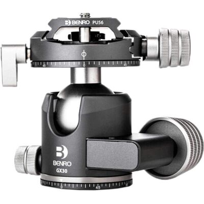Benro - GX30 Three Series Arca-Swiss Style Low Profile Aluminum Ballhead Benro - GX30 Three Series Arca-Swiss Style Low Profile Aluminum Ballhead